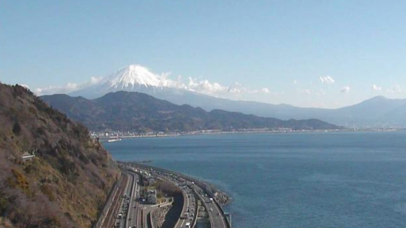 薩埵峠・広重の富士山ライブカメラ/静岡県静岡市清水区
