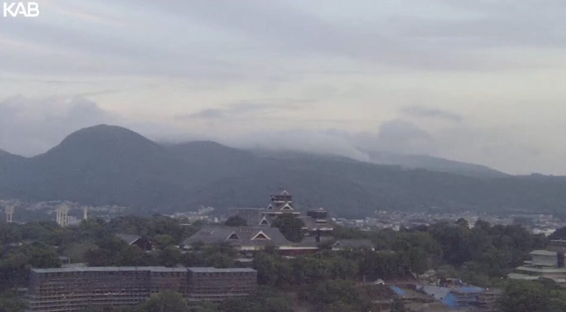 熊本城と熊本市内ライブカメラ/熊本県熊本市