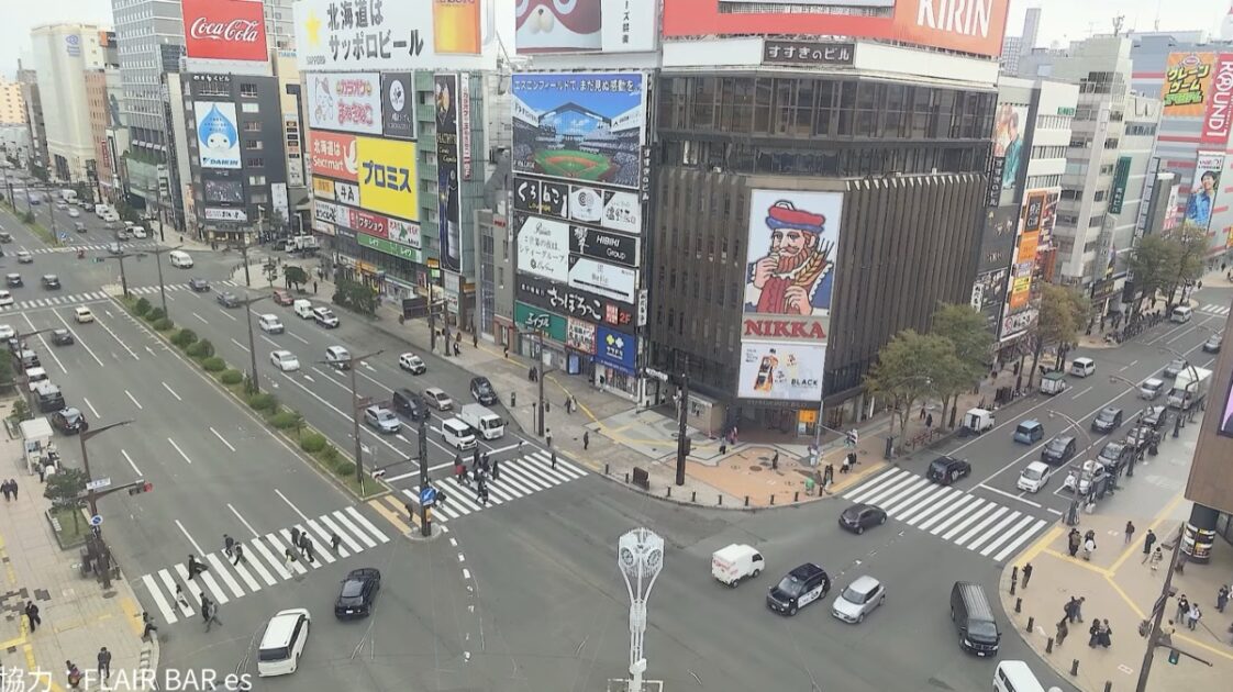すすきの交差点 ライブカメラ/北海道札幌市