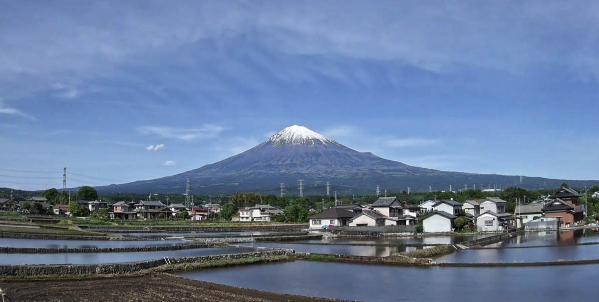 富士山麓・FUJI RICE ライブカメラ/静岡県富士宮市