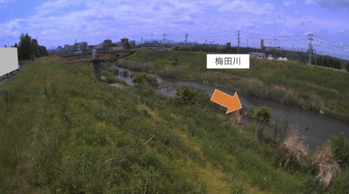 梅田川 ライブカメラ/宮城県仙台市宮城野区