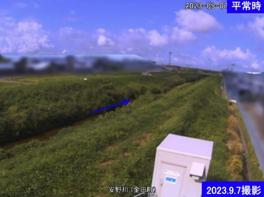 安野川・金田町 ライブカメラ/新潟県阿賀野市