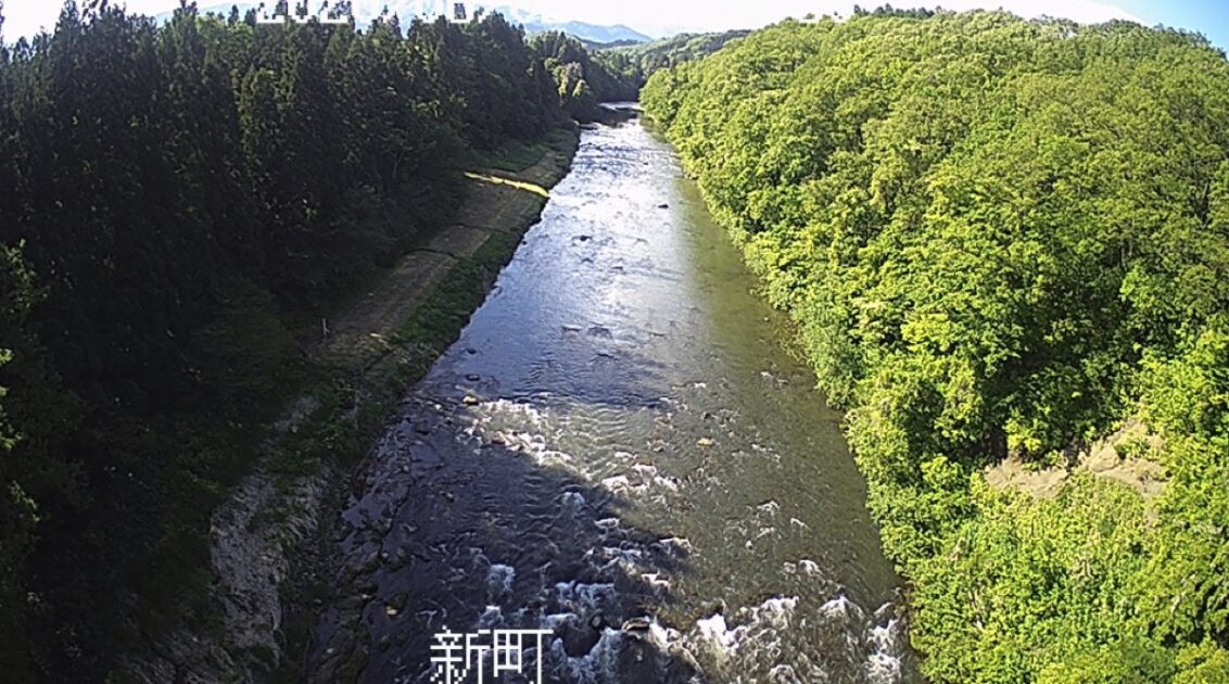 和賀川・新町(国) ライブカメラ/岩手県西和賀町