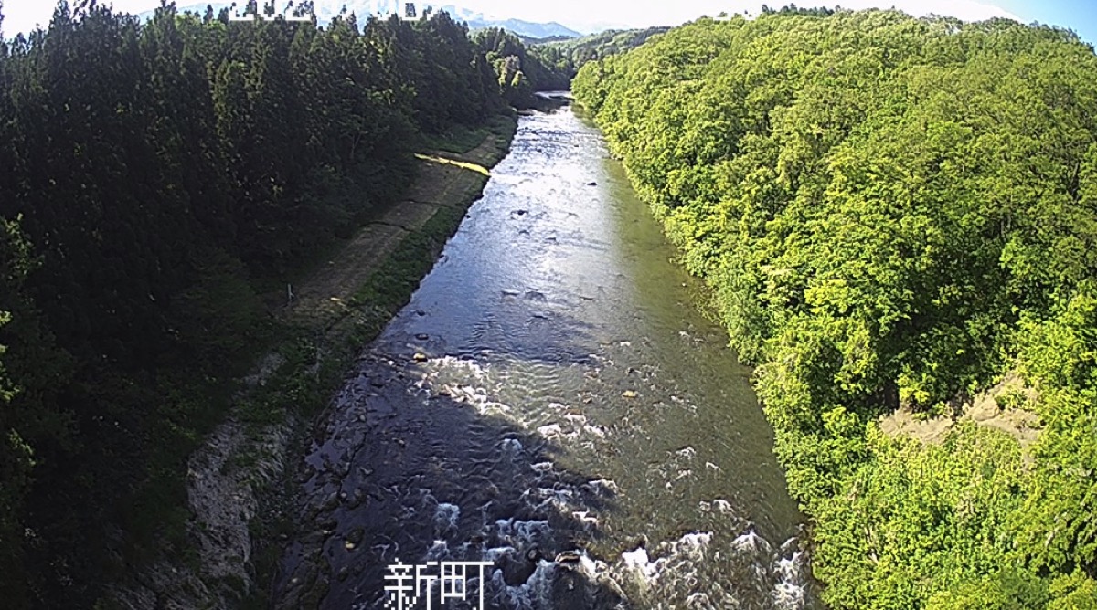 和賀川・新町(国) ライブカメラ/岩手県西和賀町