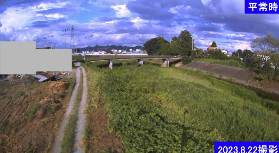 旗川・稲岡橋 ライブカメラ/栃木県足利市
