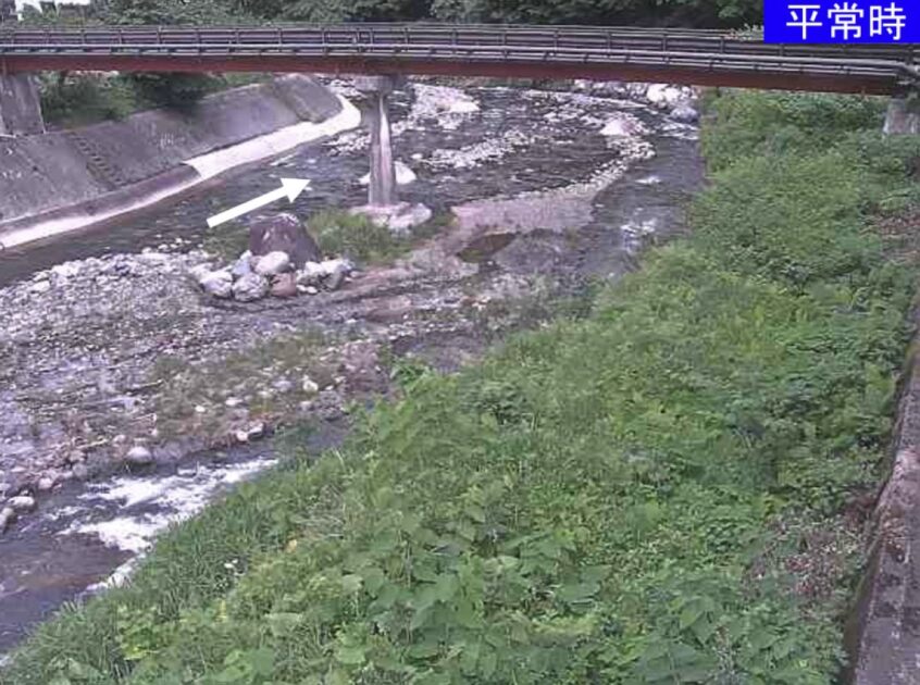 伊南川・第二前川橋 ライブカメラ/福島県檜枝岐村