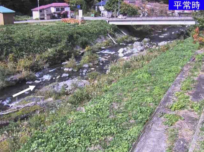 伊南川・川窪橋 ライブカメラ/福島県檜枝岐村