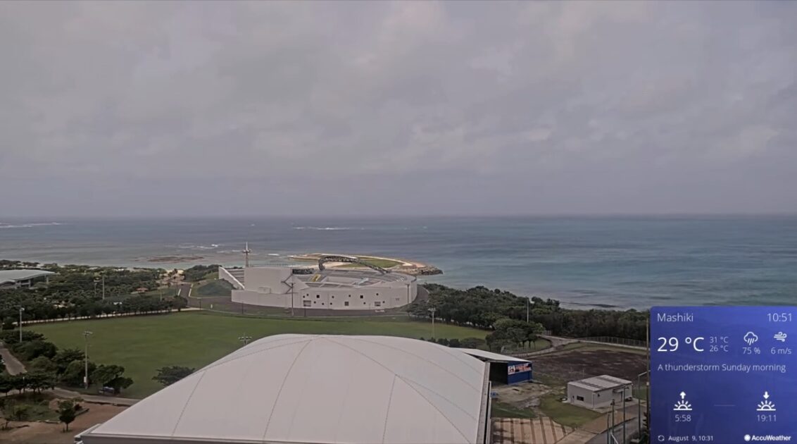 ラグナガーデンホテル・絶景オーシャンビュー ライブカメラ/沖縄県宜野湾市