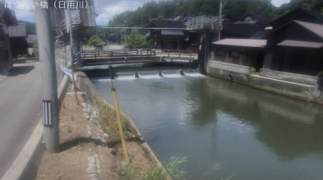 日用川・ほうえい橋 ライブカメラ/石川県七尾市