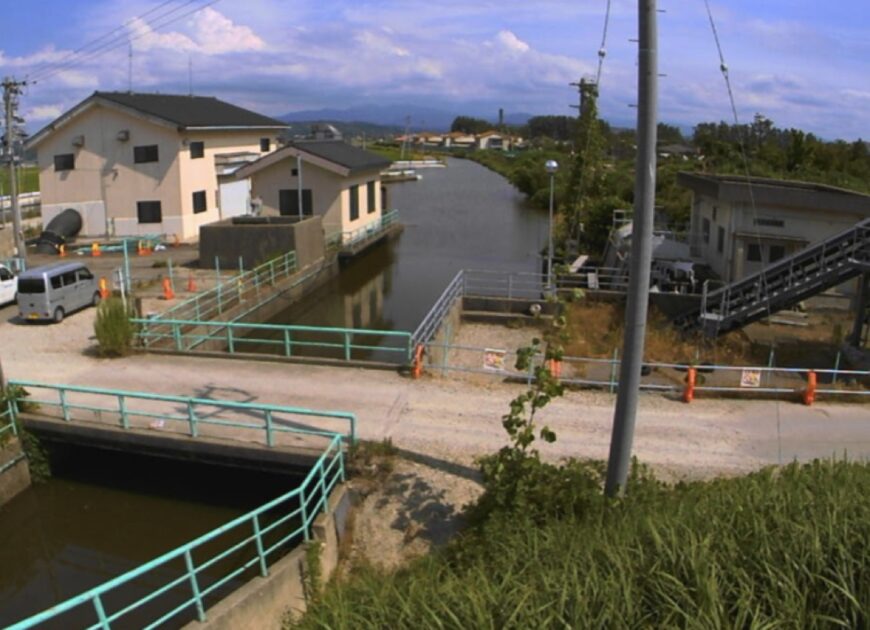 河北潟・八田揚水機場 ライブカメラ/石川県金沢市