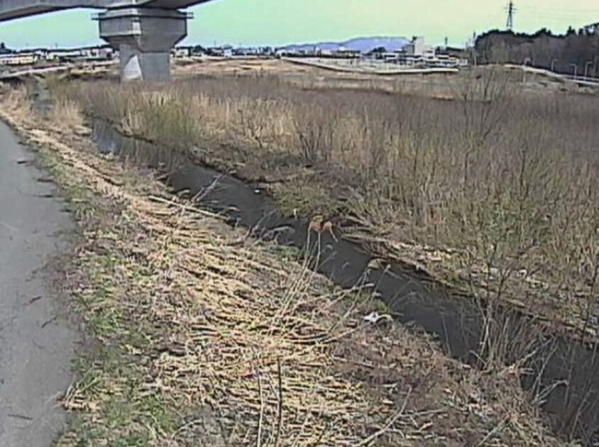 沖館川・遊水地外水位 ライブカメラ/青森県青森市