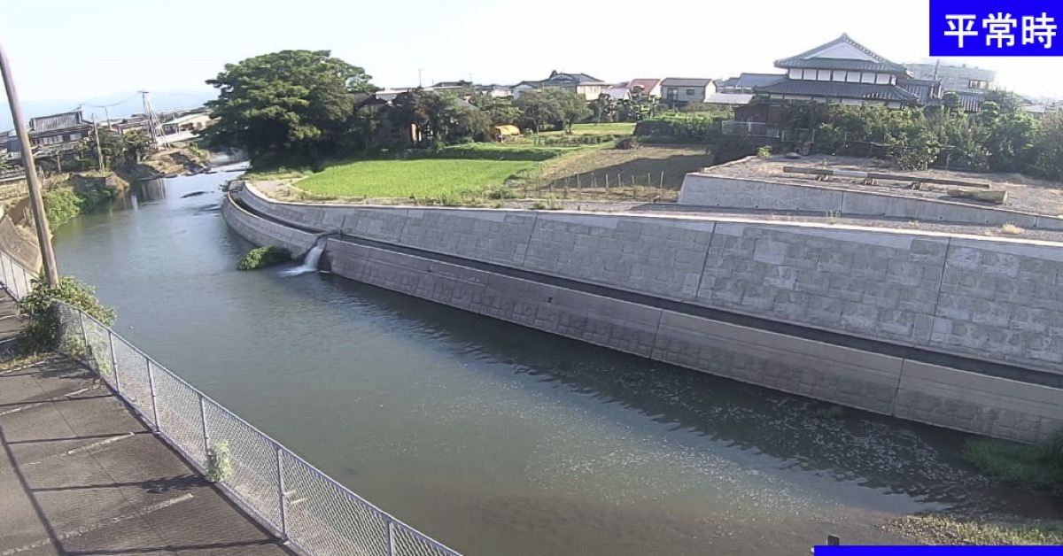 山田川・左岸0.5kp ライブカメラ/長崎県雲仙市