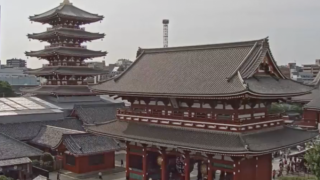 浅草寺 宝蔵門ライブカメラと雨雲レーダー/東京都浅草