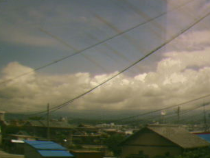 富士山ライブカメラ３と雨雲レーダー/静岡県富士宮市