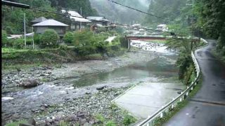 小橡川ライブカメラと雨雲レーダー/奈良県上北山村
