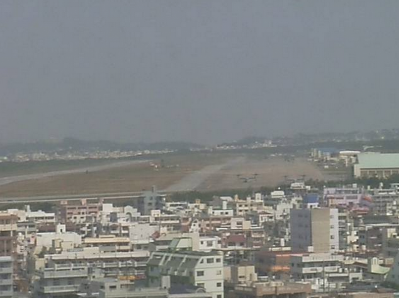 停止中：普天間飛行場ライブカメラ（普天間基地）/沖縄県宜野湾市