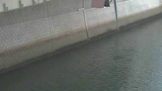 石神井川 ライブカメラ(溝田橋)と雨雲レーダー/東京都北区