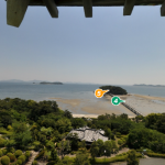 蒲郡クラシックホテル 天守閣の360度パノラマカメラ