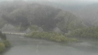庄川峡ダム湖ライブカメラと雨雲レーダー/富山県南砺市