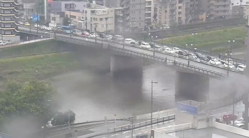 白川・国道3号・長六橋 ライブカメラ/熊本県熊本市中央区