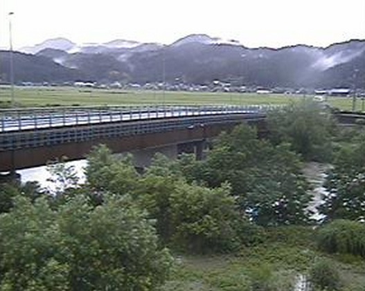 能代川と新千歳橋ライブカメラ/新潟県五泉市