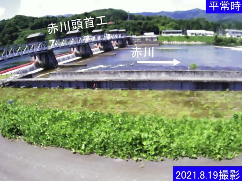 赤川・熊出黒沢 ライブカメラ/山形県鶴岡市