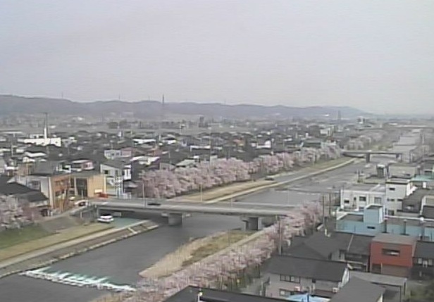 小矢部川（おやべがわ）ライブカメラと雨雲レーダー/富山県南砺市