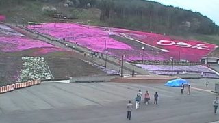 ジュピアランドひらたの芝桜ライブカメラと雨雲レーダー/福島県平田村
