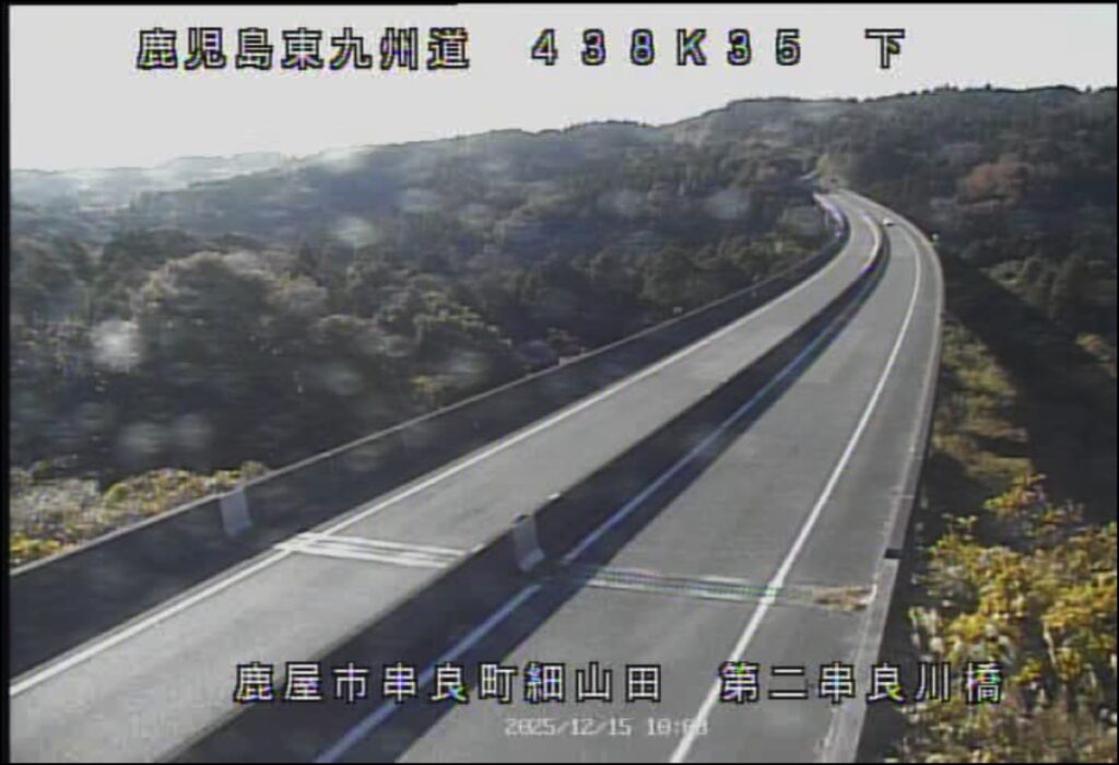 E78東九州自動車道・第二串良川橋 ライブカメラ/鹿児島県鹿屋市