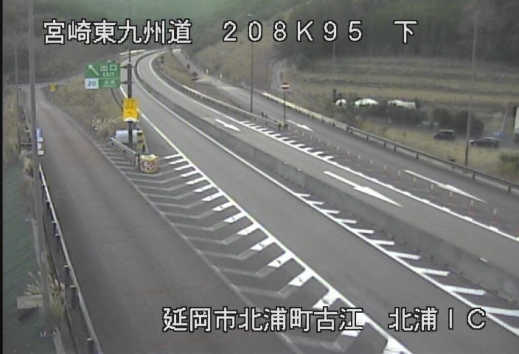 E10東九州自動車道・北浦インターチェンジ ライブカメラ/宮崎県延岡市