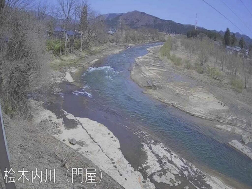 桧木内川・門屋 ライブカメラ/秋田県仙北市