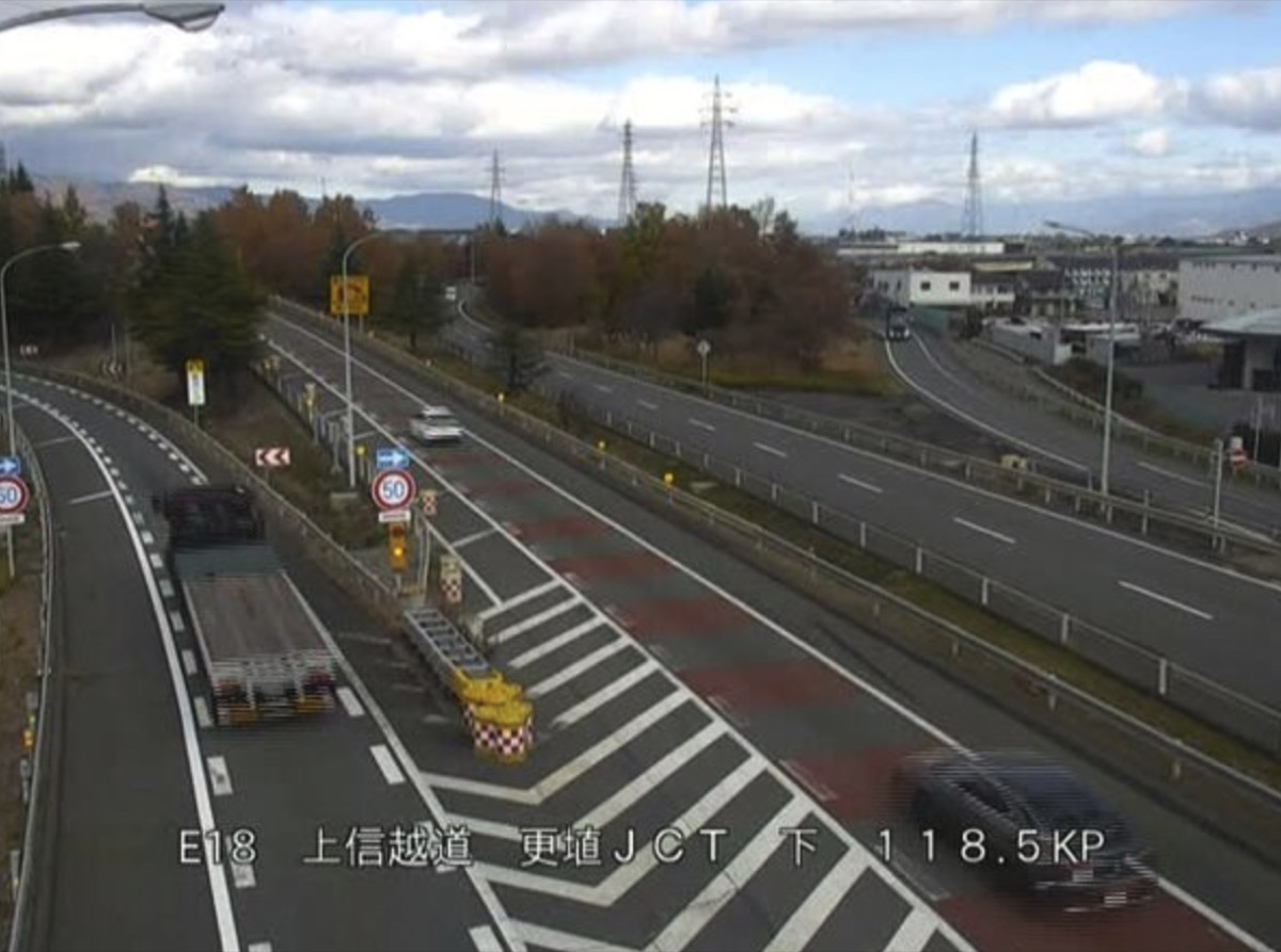 上信越道・更埴JCT ライブカメラ/長野県千曲市