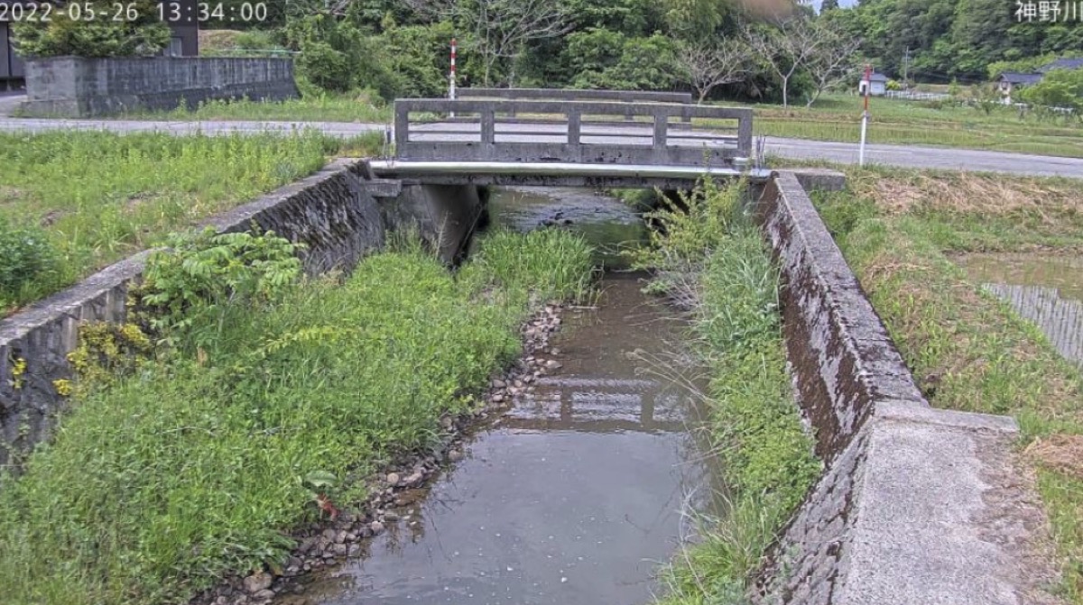 神野川・中蔵橋 ライブカメラ/石川県能登町