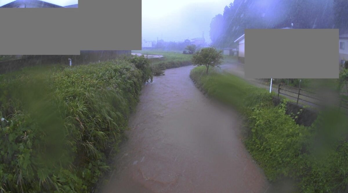 鯉川・秋葉腰橋 ライブカメラと雨雲レーダー/福島県二本松市