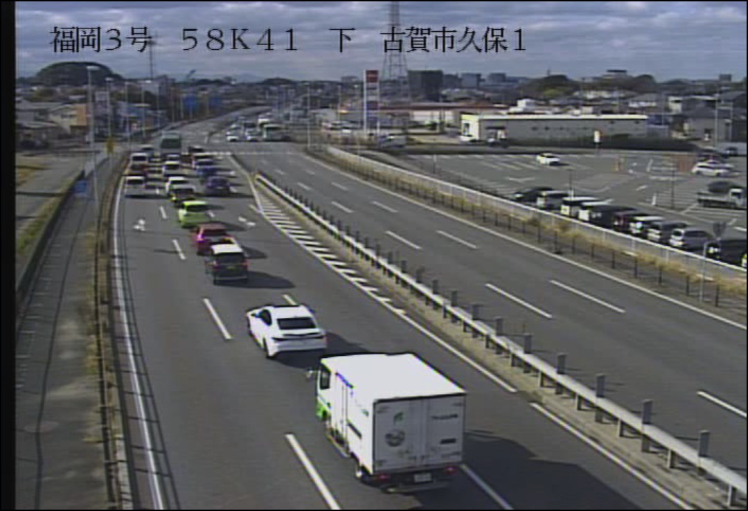 国道3号・久保 ライブカメラ/福岡県古賀市