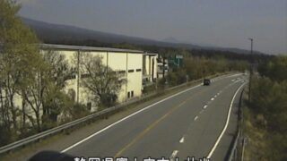 国道139号・上井出IC ライブカメラと雨雲レーダー/静岡県富士宮市