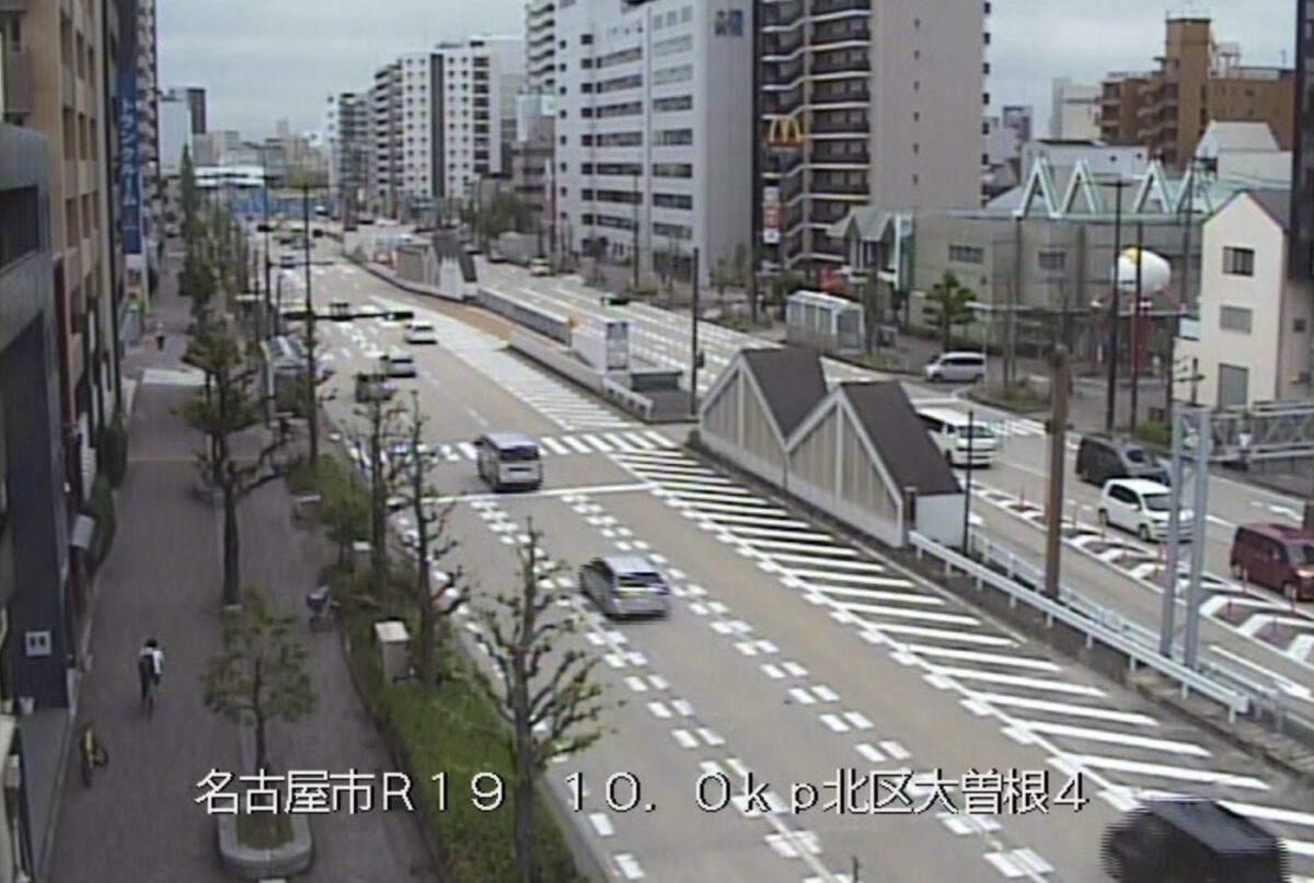 愛知県名古屋市北区のライブカメラ一覧・雨雲レーダー・天気予報