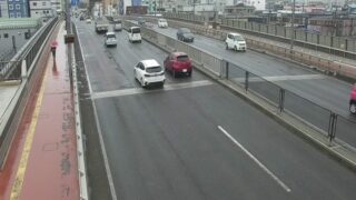 国道7号・古川跨線橋 ライブカメラと雨雲レーダー/青森県青森市