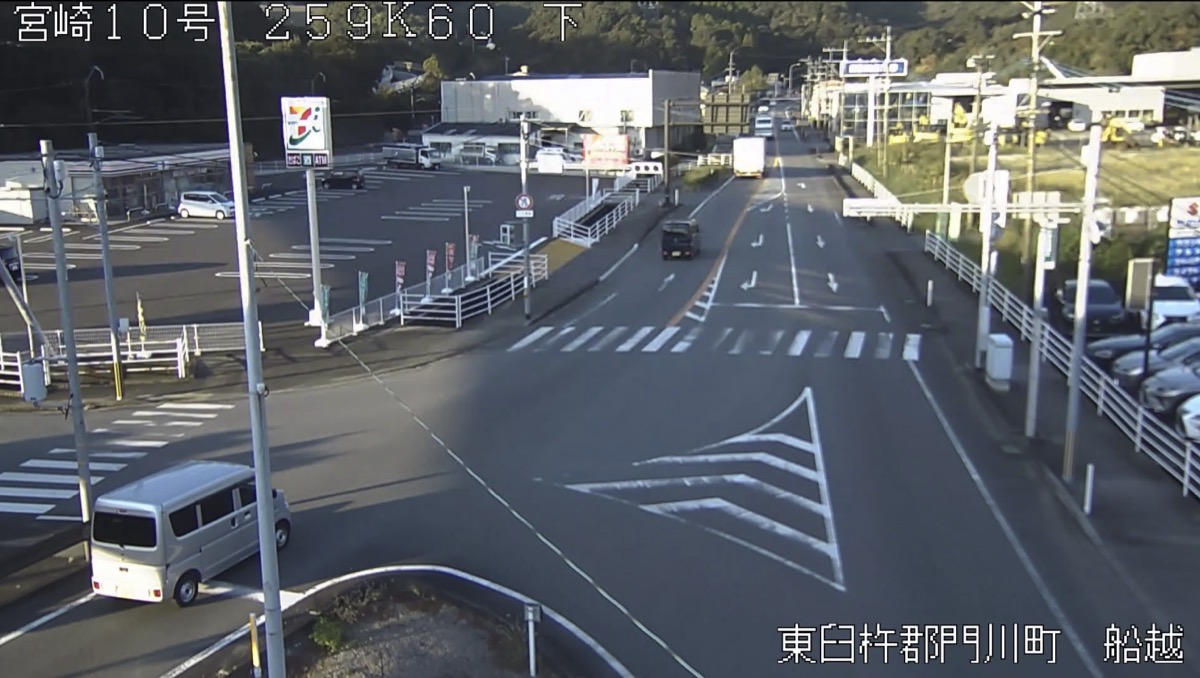 国道10号・船越 ライブカメラ/宮崎県門川町