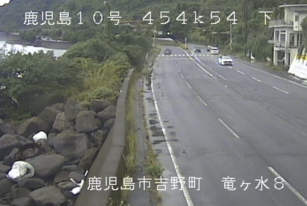 国道10号・竜ヶ水8 ライブカメラ/鹿児島県鹿児島市