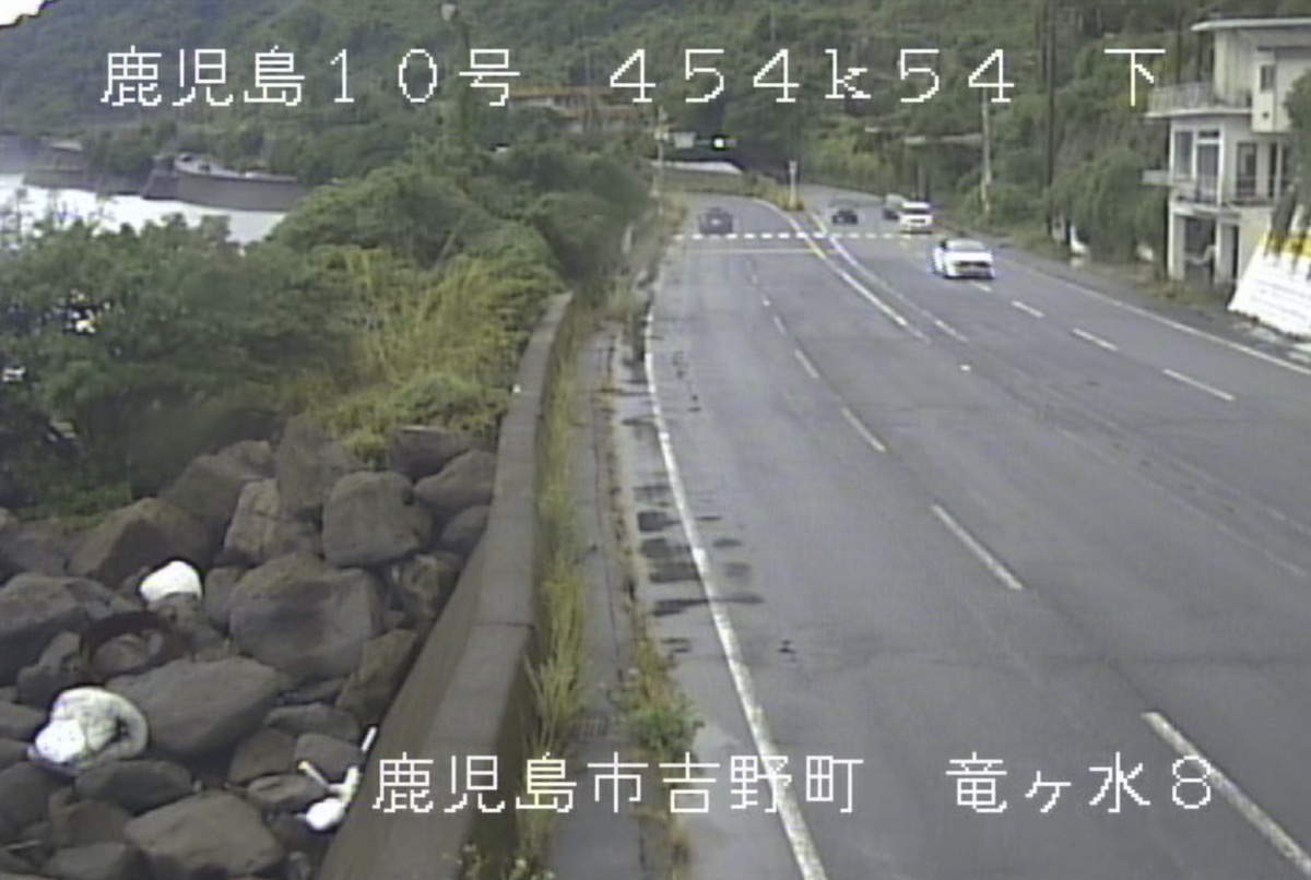 国道10号・竜ヶ水8 ライブカメラ/鹿児島県鹿児島市
