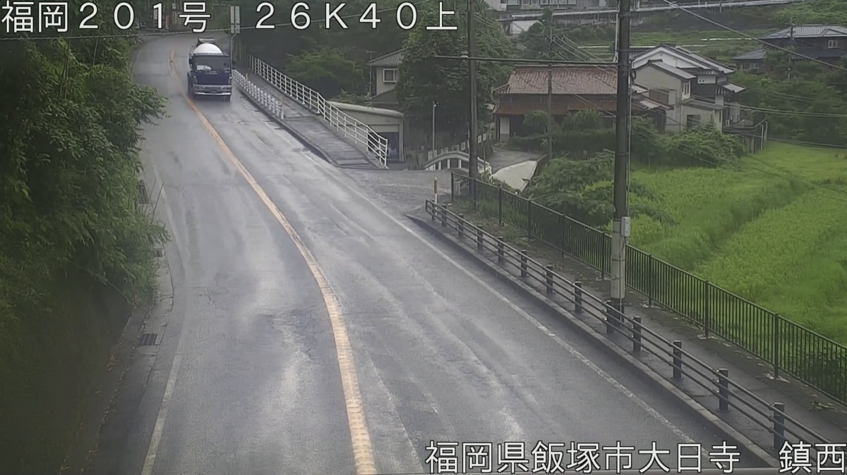 国道201号・大日寺 上 鎮西 ライブカメラ/福岡県飯塚市