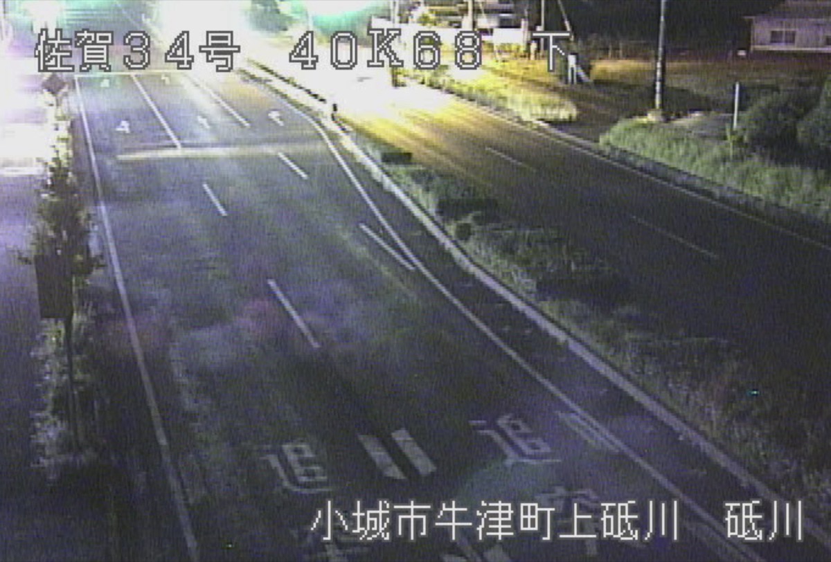 国道34号・砥川 下 ライブカメラ/佐賀県小城市