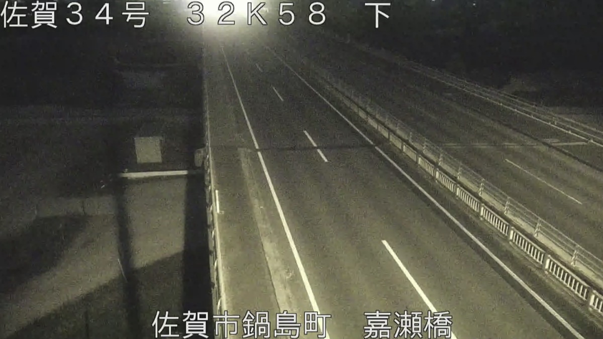 国道34号・嘉瀬川 ライブカメラ/佐賀県佐賀市