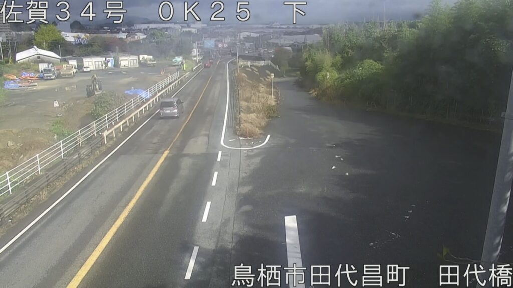 国道34号・田代橋 ライブカメラ/佐賀県鳥栖市