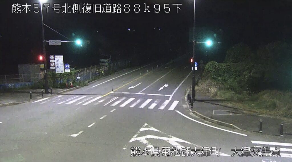 国道57号・大津交差点 ライブカメラ/熊本県大津町