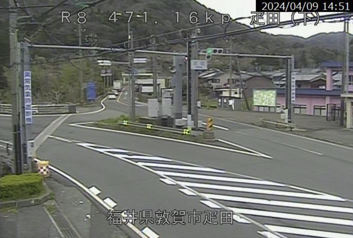 国道8号・疋田CCTV ライブカメラ/福井県敦賀市