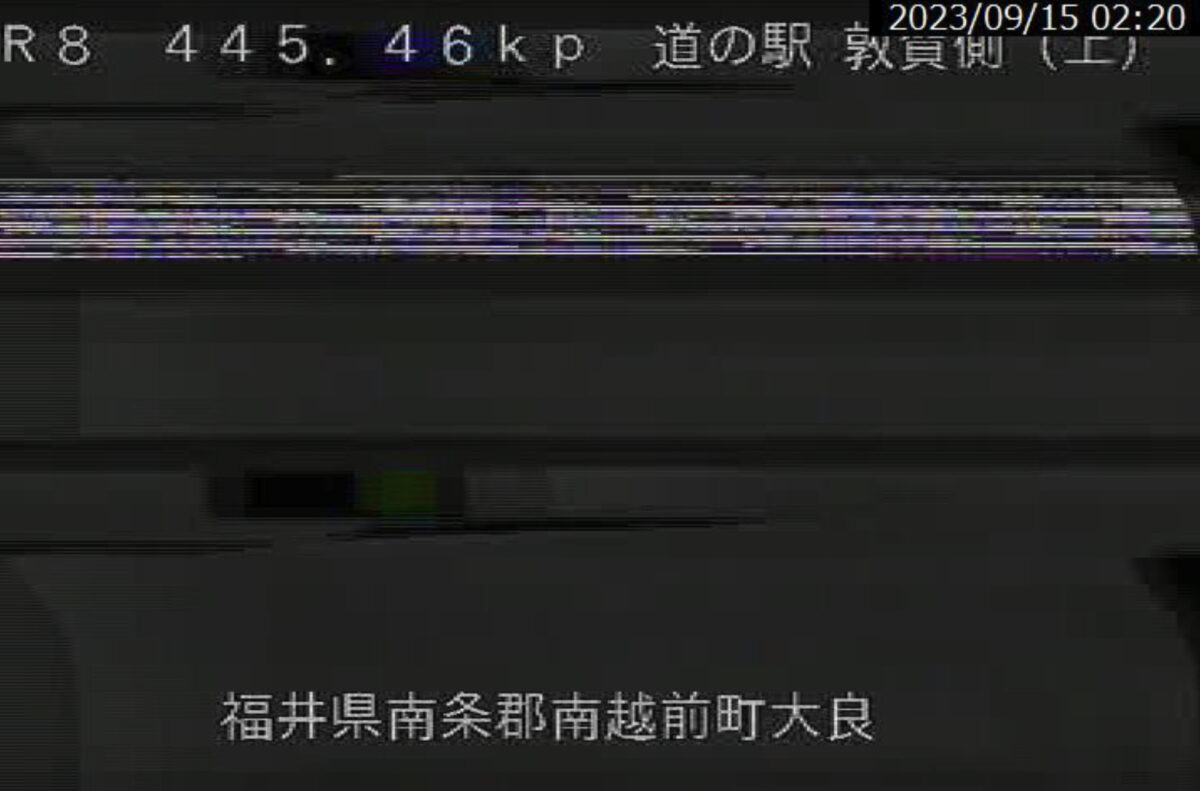 国道8号・道の駅 河野　敦賀側CCTV ライブカメラ/福井県南越前町