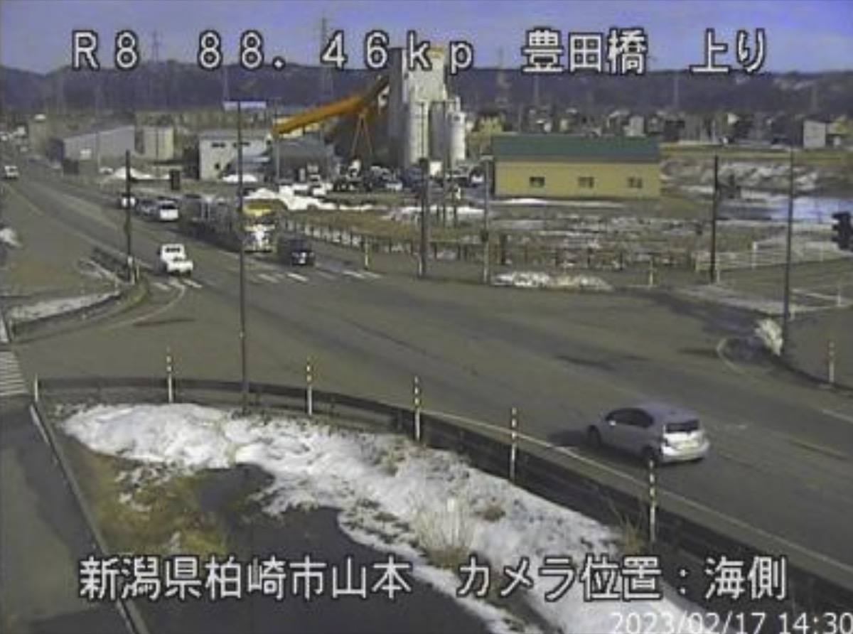 国道8号・豊田橋 ライブカメラ/新潟県柏崎市