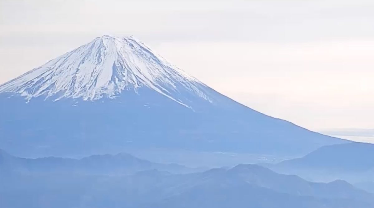 富士山 ライブカメラ 甘利山倶楽部 と雨雲レーダー 山梨県韮崎市